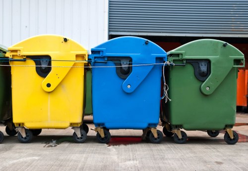 Recycling center in Hanwell