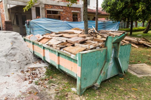 Residents participating in waste disposal in Ealing Common