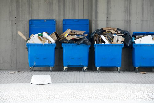 West London residents sorting furniture for disposal