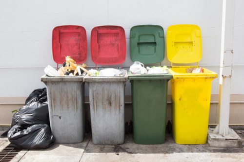 Hazardous waste disposal container in Little Venice