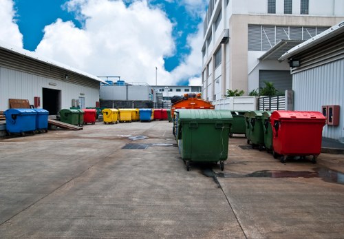 Composting area in Hyde Park gardens