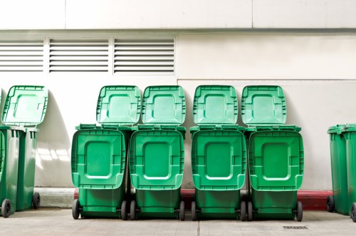 Modern office space being cleared by experts in West London