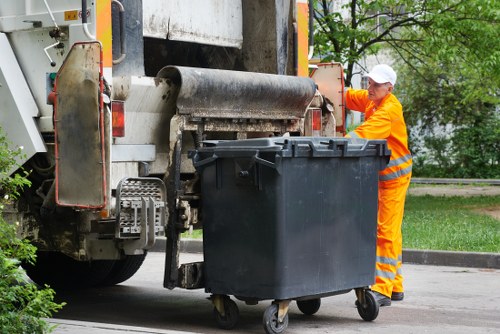 Community composting program in Shepherds Bush gardens