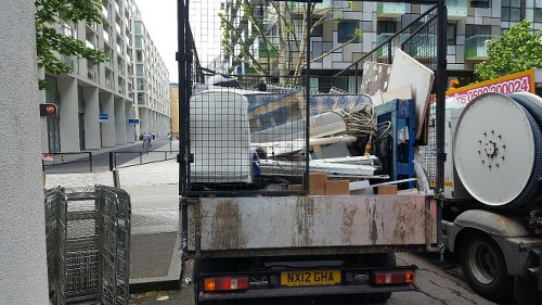 Smart waste bin installation in Shepherds Bush