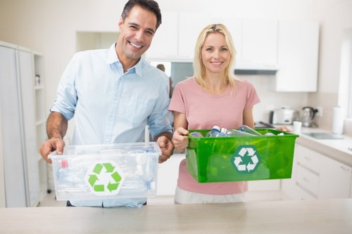 Organized and clutter-free office after clearance in West London